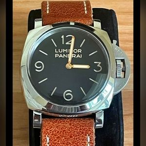 Panerai Luminor 1950 Stainless Steel Black Dial Manual 47mm PAM372 Full Set